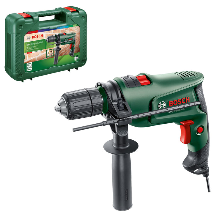 Bosch Home and Garden Bosch Schlagbohrmaschine EasyImpact 600 (600 Watt, im Koffer), EasyImpact 600