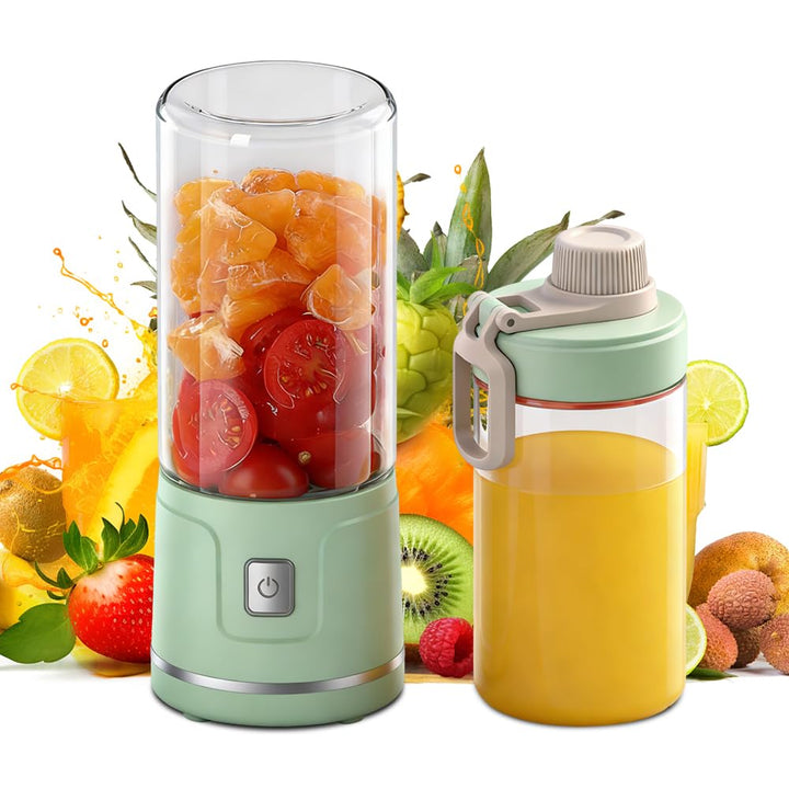 Tragbarer Mixer Smoothie Maker To Go, SGZIOO 450 ML Portable Blender, 38 Klingen, Kleiner Mixer Für