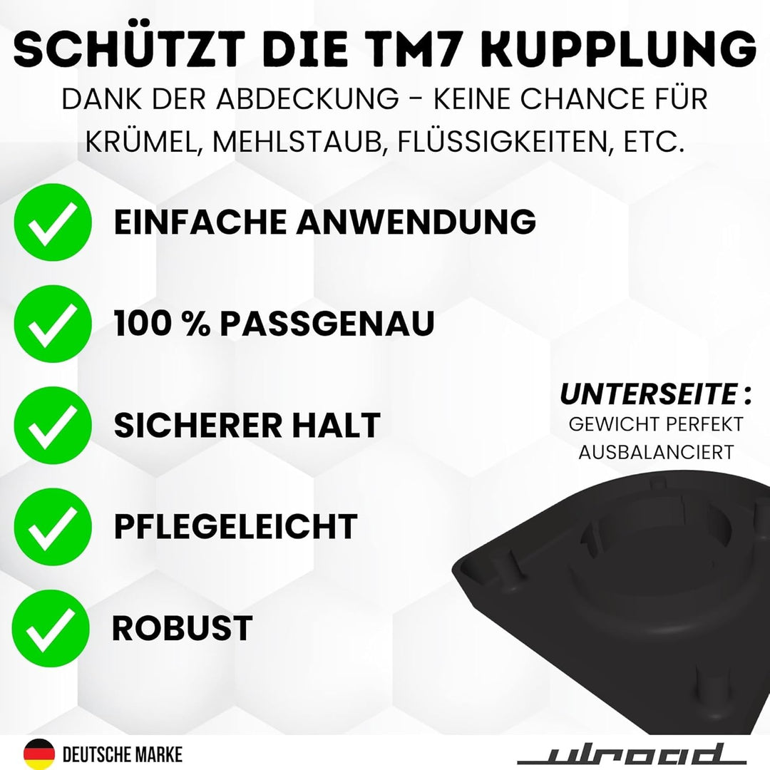 WAAGEN PLATTE passend für Thermomix TM7 Wiegeplatte Waage Abdeckung Zubehör verwandelt TM7 zur Platt