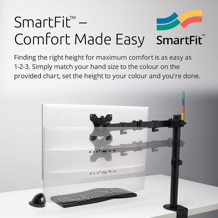 Kensington Ergo Ausziehbarer Monitorarm für 1 Bildschirm bis 34 Zoll, VESA 75/100, SmartFit System f