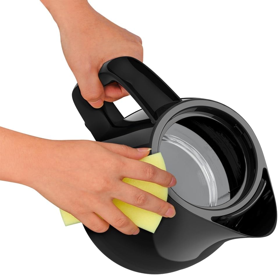 Tefal KO1538 VITA Wasserkocher 0,8 Liter 2400 Watt Kunststoff Kalkfilter schwarz