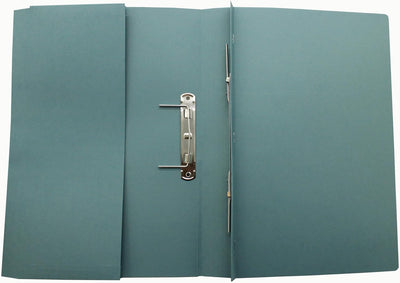 Guildhall Schnellhefter mit Innentasche 315 g/m² Kapazität 38 mm Folio-Format 25 Stück blau