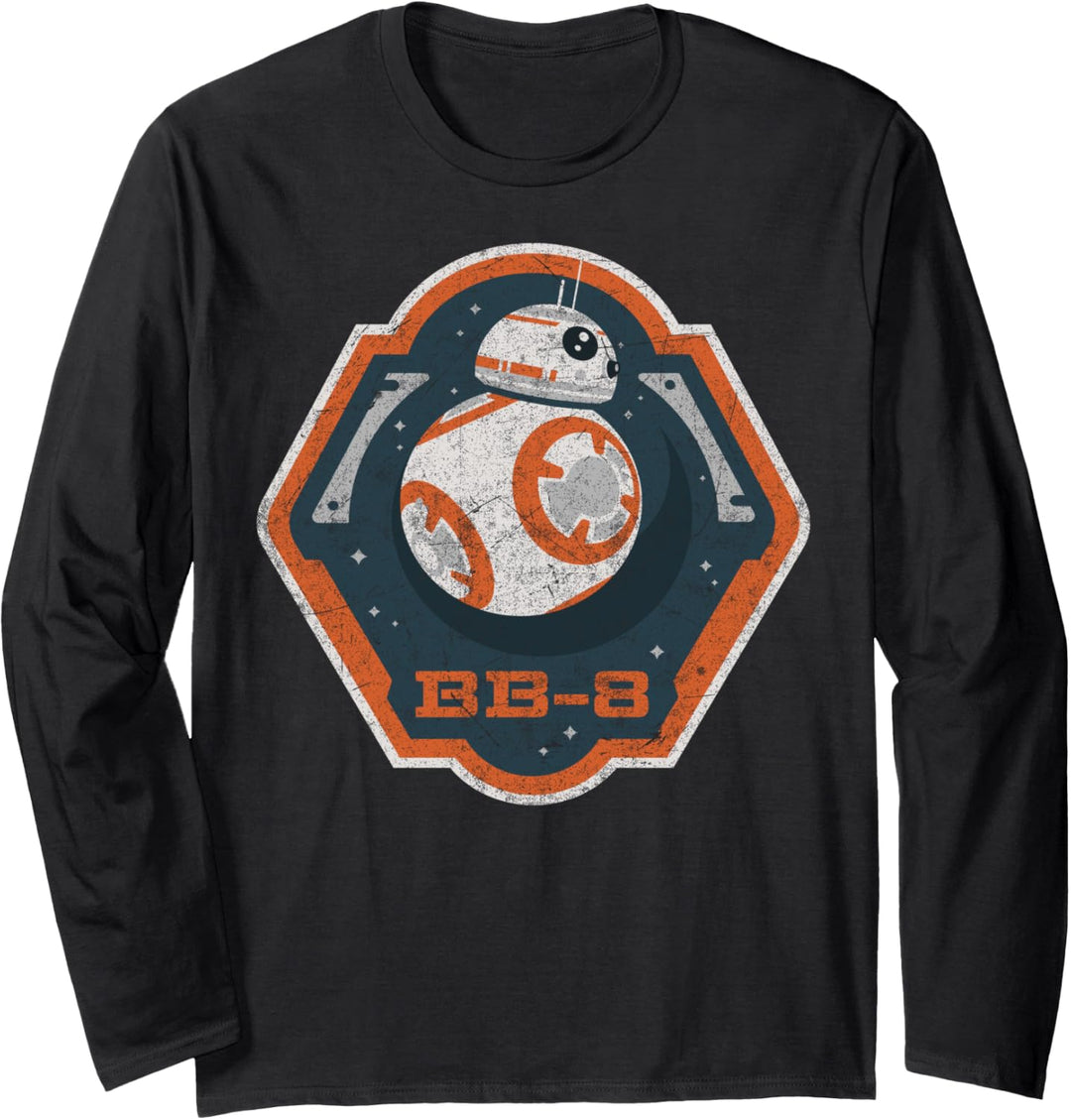 Star Wars BB-8 Distressed Badge Langarmshirt