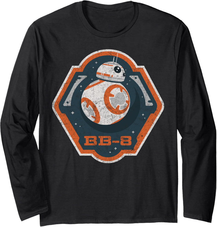 Star Wars BB-8 Distressed Badge Langarmshirt