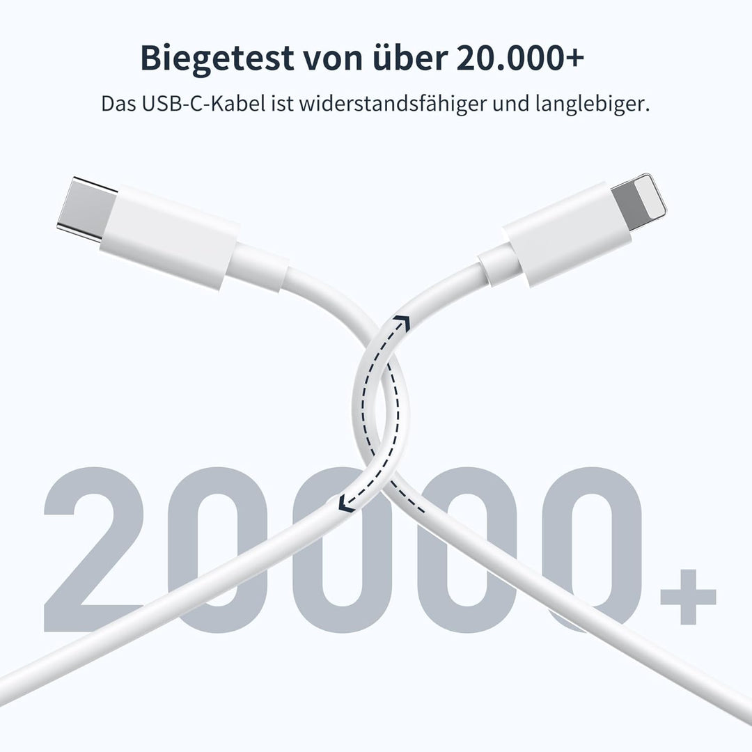 30W Schnellladegerät und Schnellladekabel for iPhone 14/14 Pro/14 Pro Max/14 Plus 13 12 11 SE XR X X