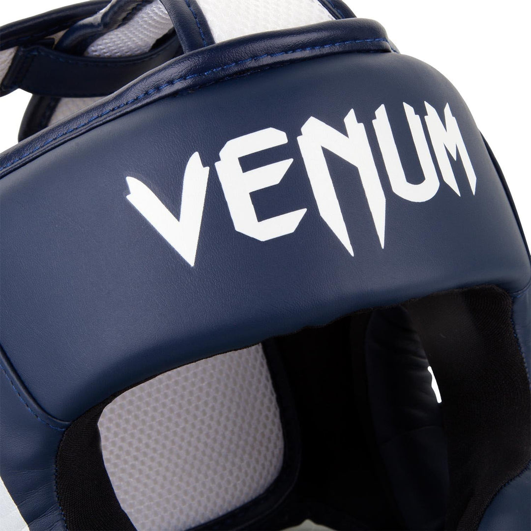 Venum Elite Kopfschutz Weiss / Marineblau, Weiss / Marineblau