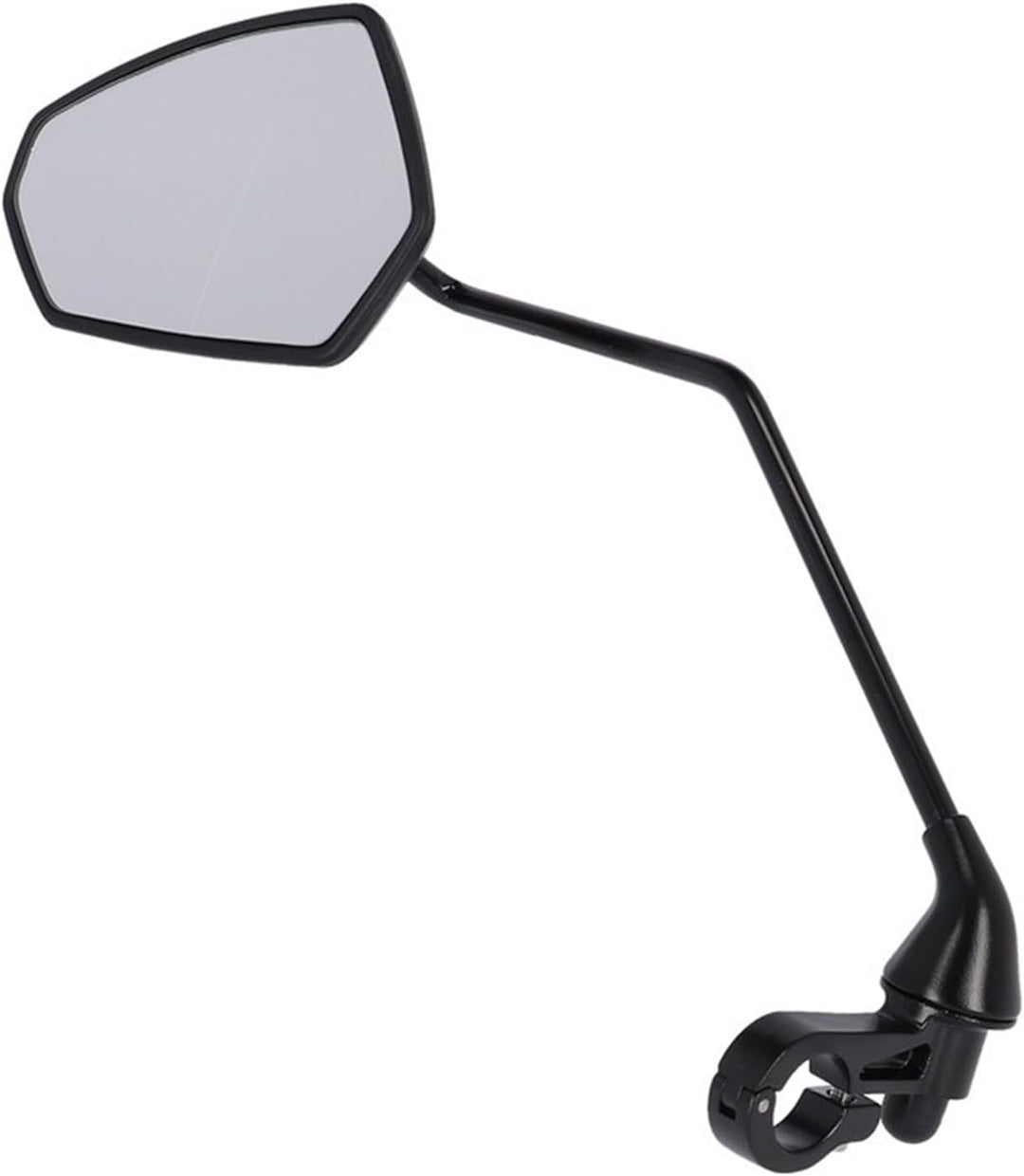 ergotec Unisex – Erwachsene M 77Lv Fahrradspiegel, Schwarz, Einheitsgrösse