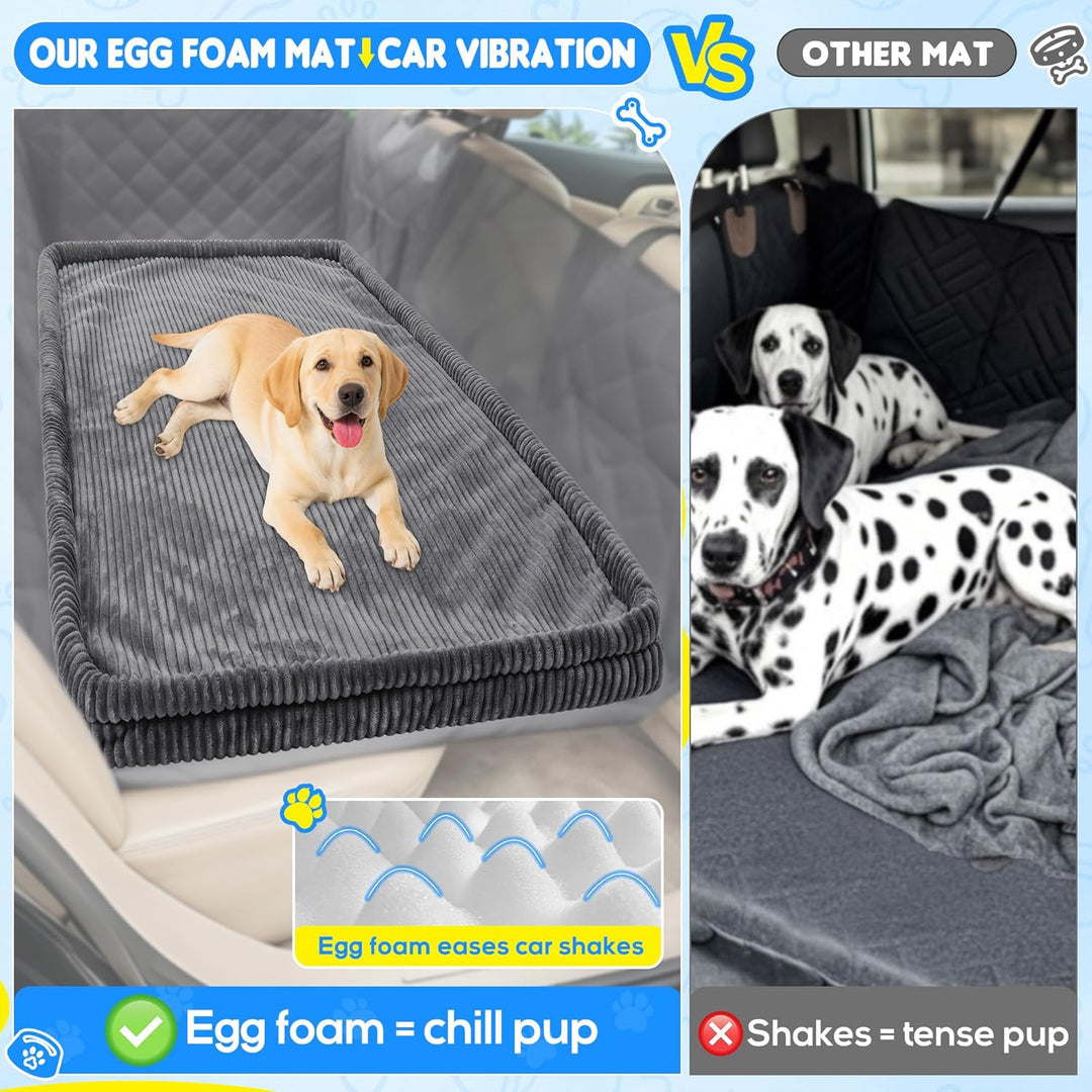 Loiion Hundebett Grosse Hunde Auto, rutschfeste Hundematte Auto, Weicher Rücksitz Autodecke Hund Rüc