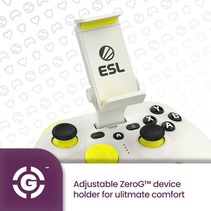 RiotPWR ESL Game Controller für iOS iPhones, kabelgebunden für störungsfreier Spielfluss, Power Pass