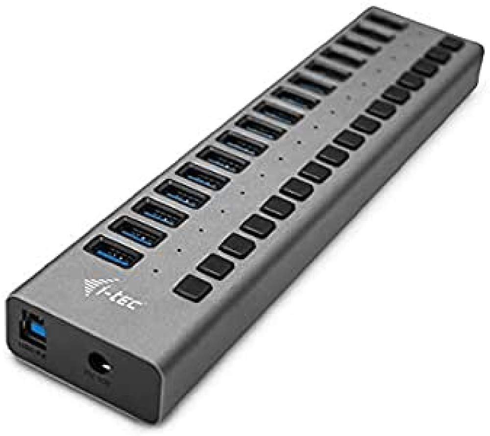 i-tec USB 3.0 Charging HUB 16-Port mit Externem Netzadapter 90W - 16x USB Ladeport Single, Single