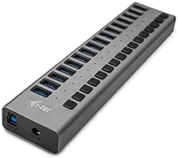 i-tec USB 3.0 Charging HUB 16-Port mit Externem Netzadapter 90W - 16x USB Ladeport Single, Single
