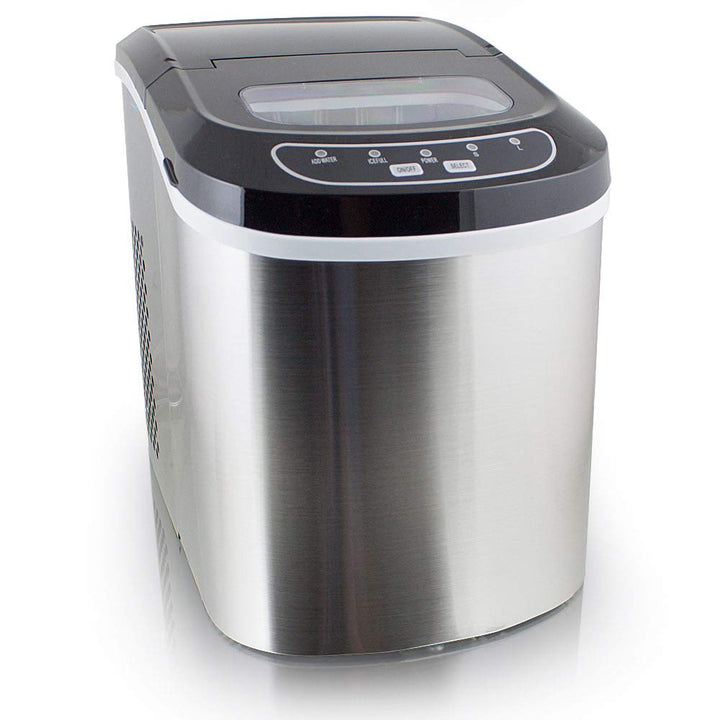 Eiswürfelmaschine Eiswürfelbereiter Eiswürfel Ice Maker EIS Maschine Icemaker (Edel Stahl)
