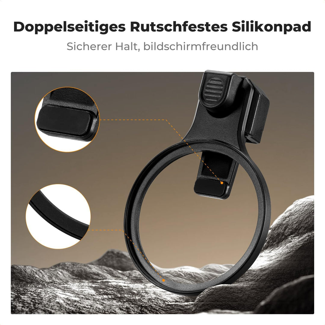 K&amp;F CONCEPT 67mm Universeller Filterclip für Handy mit Druckknopf | kompatibel mit iPhone 16/15/14/1