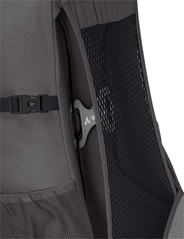 VAUDE Wanderrucksack Ifen 19 l, wasserdicht &amp; leicht – Schwarz Einheitsgrösse Iron, Einheitsgrösse I