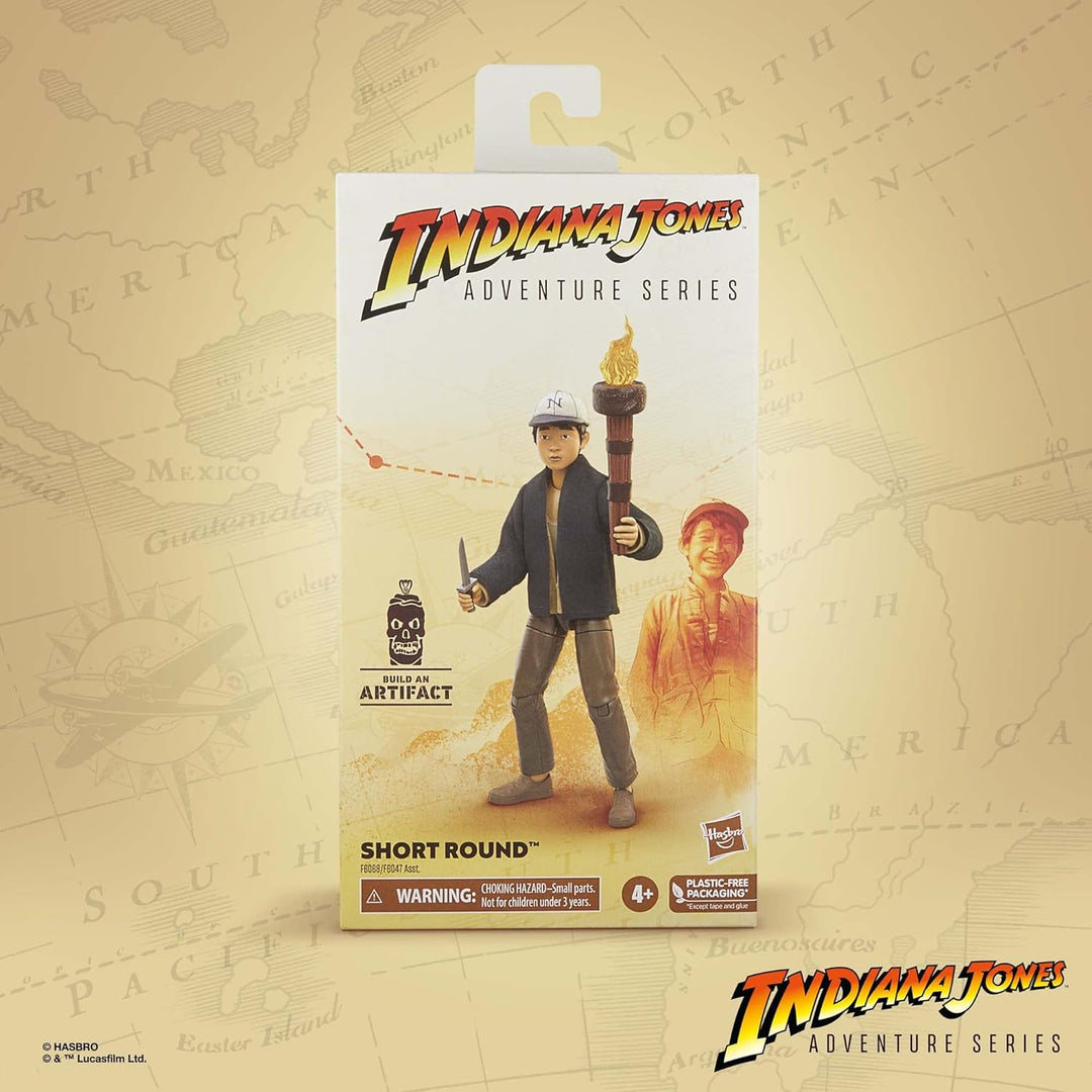 Hasbro Indiana Jones und der Tempel des Todes Adventure Series Shorty, 15 cm grosse Indiana Jones Ac