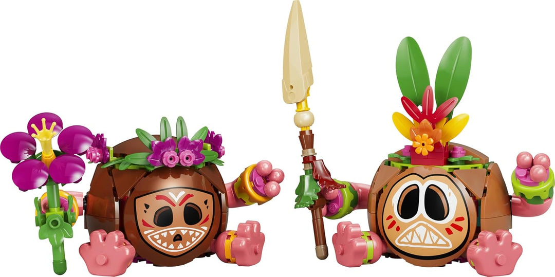 LEGO | Disney Vaiana Kakamora - Spielzeug inkl. 2 Blumentopf Figuren mit künstlichen Blumen als Zimm
