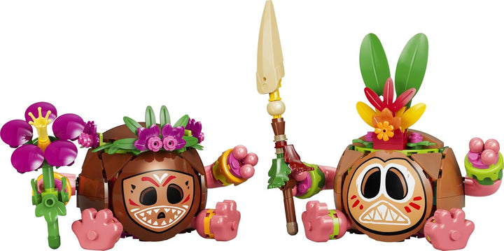 LEGO | Disney Vaiana Kakamora - Spielzeug inkl. 2 Blumentopf Figuren mit künstlichen Blumen als Zimm