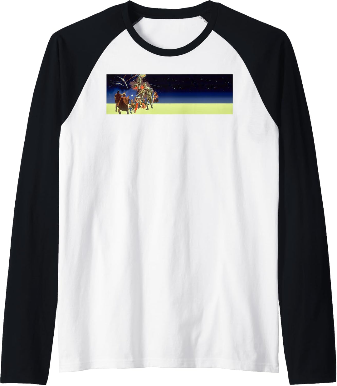 Battlestar Galactica Retro Stripe Raglan