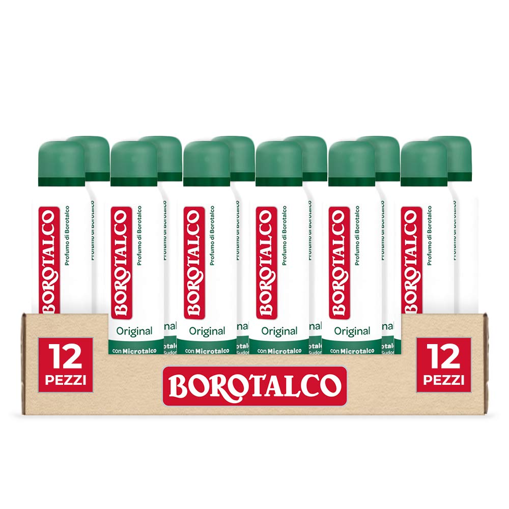 Borotalco Original Spray 12 x 150 ml 150 ml (12er Pack) Original, 150 ml (12er Pack) Original