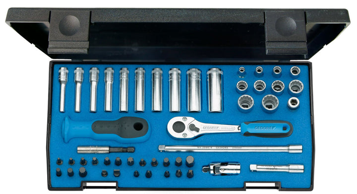 GEDORE 20 LMU-10 Steckschlüssel-Satz 1/4' 49-tlg, UD-in-Is-PH-PZ-TX-XZN, 1 Stück 49 Stück, 49 Stück