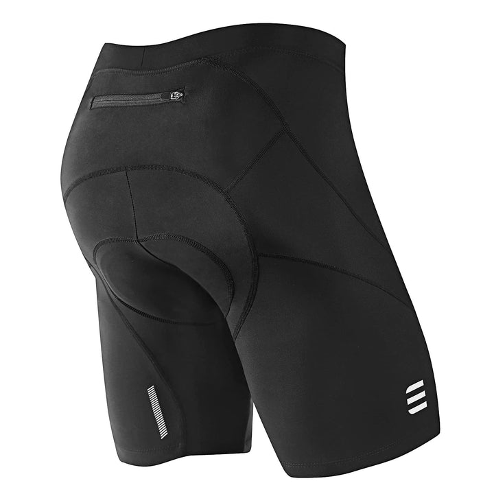 NOOYME Radlerhose Herren Fahrradhose Herren gepolstert 4D Elastische Radlerhose Herren mit Sitzpolst
