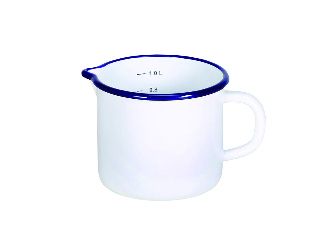 Karl Krüger 412/B Husum Milchtopf, Weiss 12 cm Weiss, 12 cm Weiss