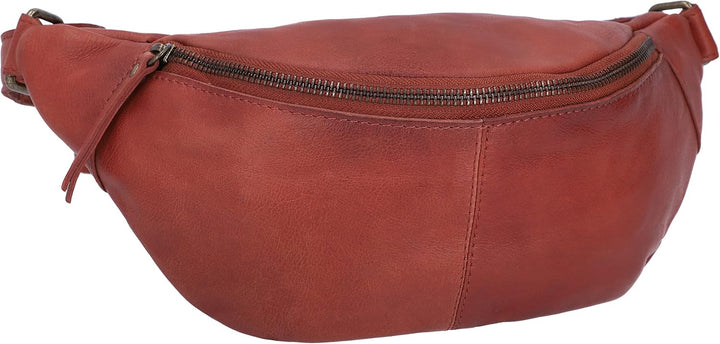 Gusti Brusttasche Leder - Cillian Damen und Herren Gürteltasche Hüfttasche Bauchtasche Brustbeutel F