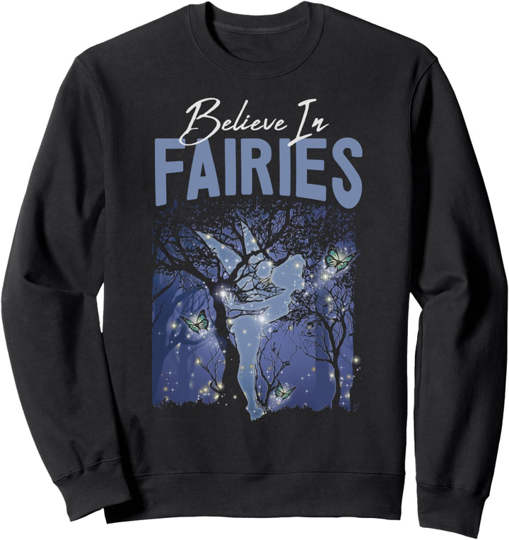 Disney Peter Pan Tinker Bell Believe In Fairies Sweatshirt