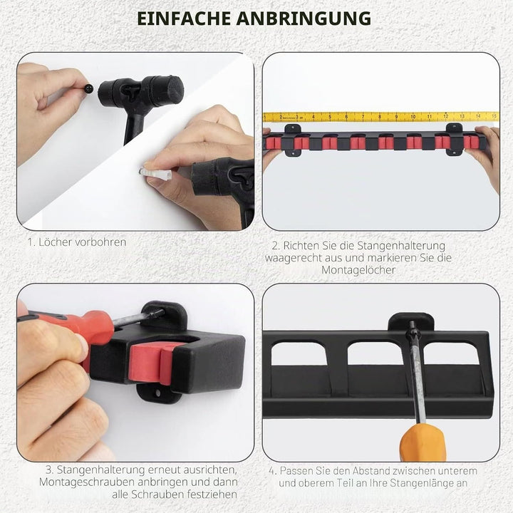 THKFISH Rutenständer Angelruten Angelrutenstände Angelrutenhalter Wand Vertikale/horizontale Angelru