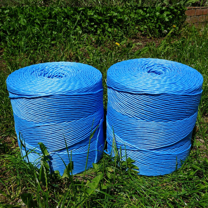 Pressengarn 400, 2 x 5 kg, Bindegarn, Erntegarn, Kunststoffgarn, Kordel, Blau