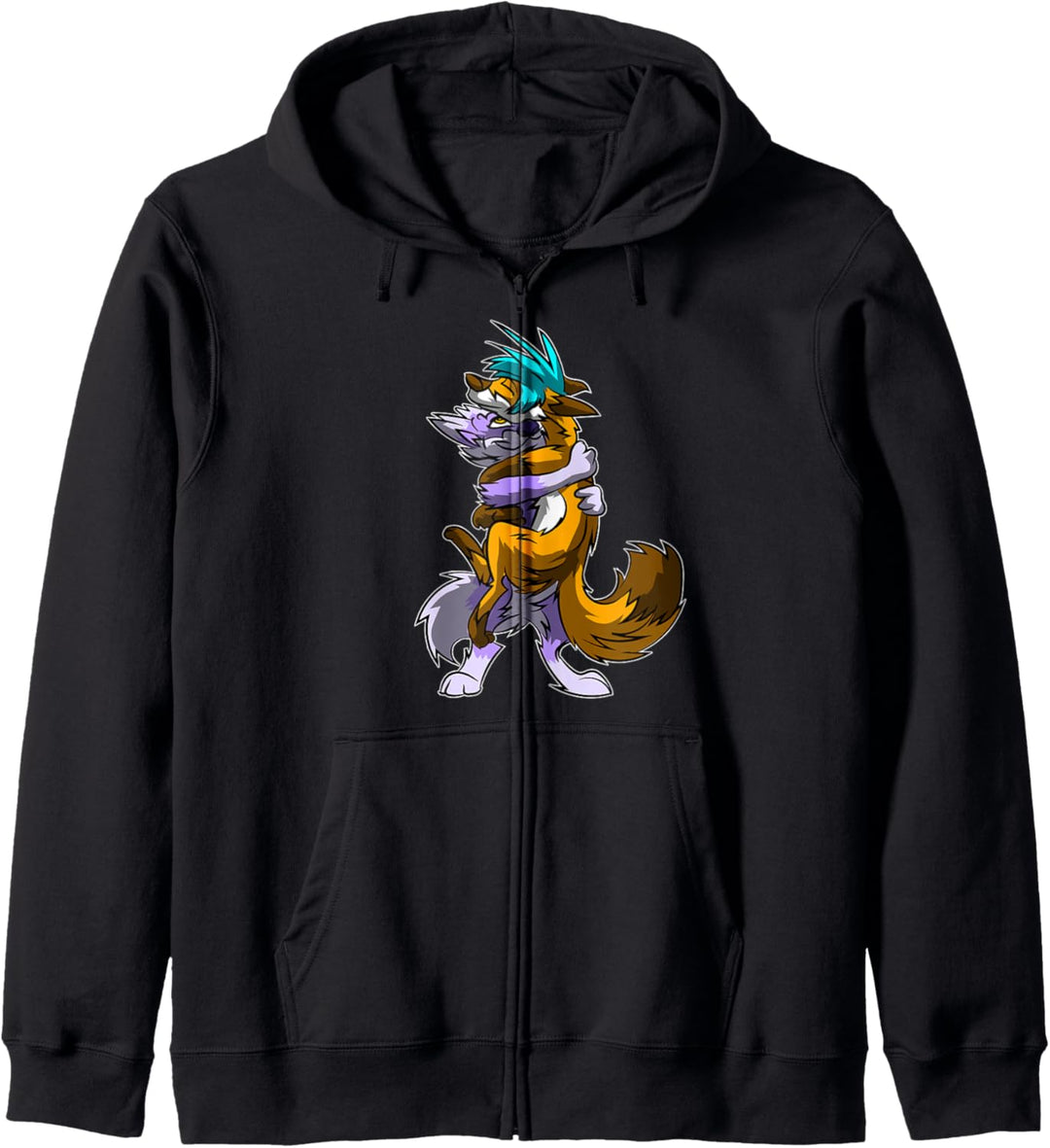 Relationships BFF Shirt - Wölfe Furry Shirt Kapuzenjacke