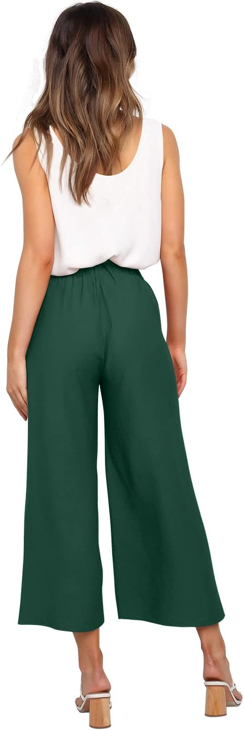 FANCYINN Frauen 2 Stück Casual Trainingsanzug Sommer Ärmelloses Tank Top Hose mit hoher Taille und T
