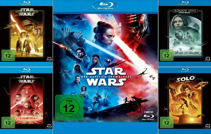 Star Wars Paket - Das Erwachen der Macht (7) + Die letzten Jedi (8) + Der Aufstieg Skywalkers (9) +