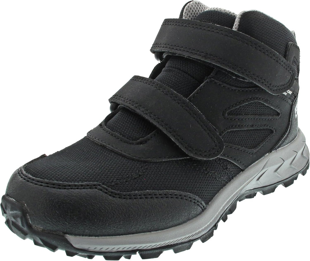 Jack Wolfskin Unisex Kinder Woodland Texapore Mid Vc K Walking-Schuh 26 EU Black Grey, 26 EU Black G