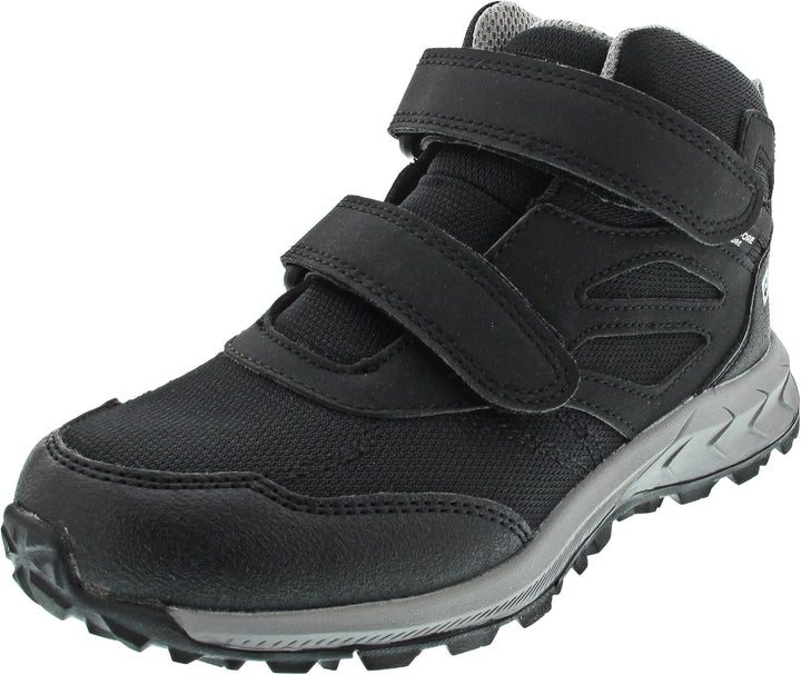 Jack Wolfskin Unisex Kinder Woodland Texapore Mid Vc K Walking-Schuh 26 EU Black Grey, 26 EU Black G