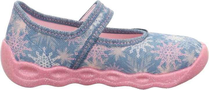 Superfit Mädchen Bubble 1-006271 Hausschuhe 23 EU Blau Mehrfarbig 8010, 23 EU Blau Mehrfarbig 8010