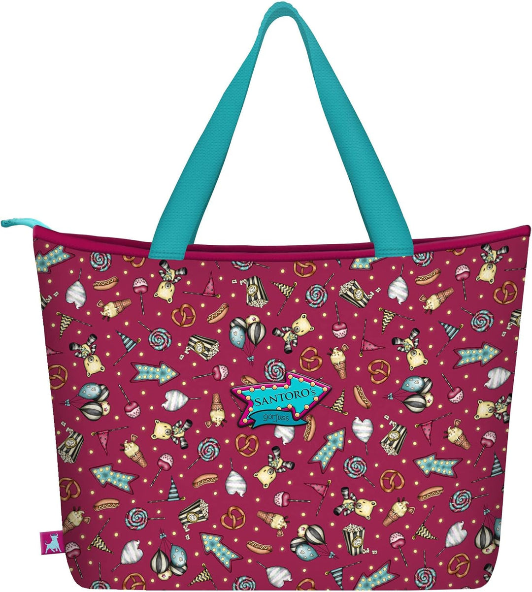 Santoro 1132GJ02 Gorjuss Fairground Bag Feuerwerk, 41,5 x 30 x 13 cm, blau