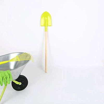 small foot Schubkarre mit Gartenwerkzeug inkl. Handschuhen, Spaten und Rechen, Outdoor-Spielzeug für