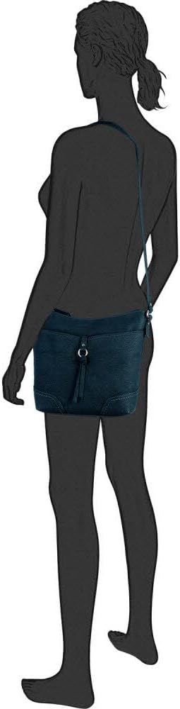 TOM TAILOR bags Imeri Damen Umhängetasche Crossbody Bag Klein 28 x 8,5 x 25 Blau, 28 x 8,5 x 25 Blau
