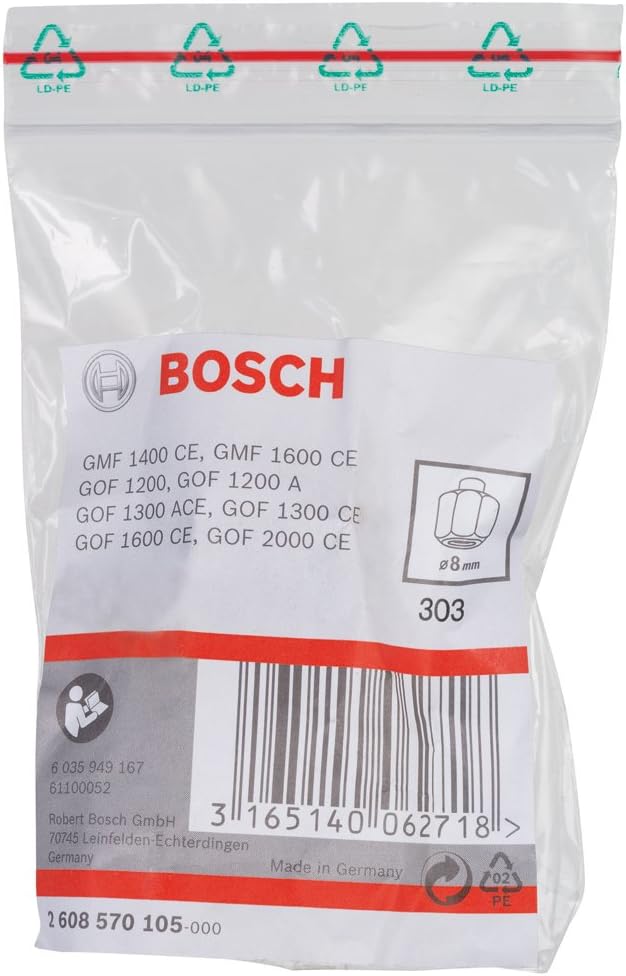 Bosch Accessories Bosch Professional Zubehör 2608570105 Spannzange 8 mm, 24 mm