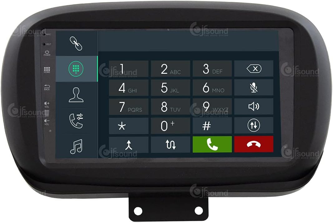 Personalisiertes Autoradio für FIAT 500X Android GPS Bluetooth WiFi USB DAB+ Touchscreen 9" 8core Ca