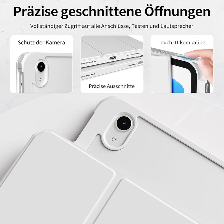 Hülle für iPad 10. Generation 2022 10,9 Zoll/iPad 11 (A16) 2025 Schutzhülle mit Stifthalter, Stossfe