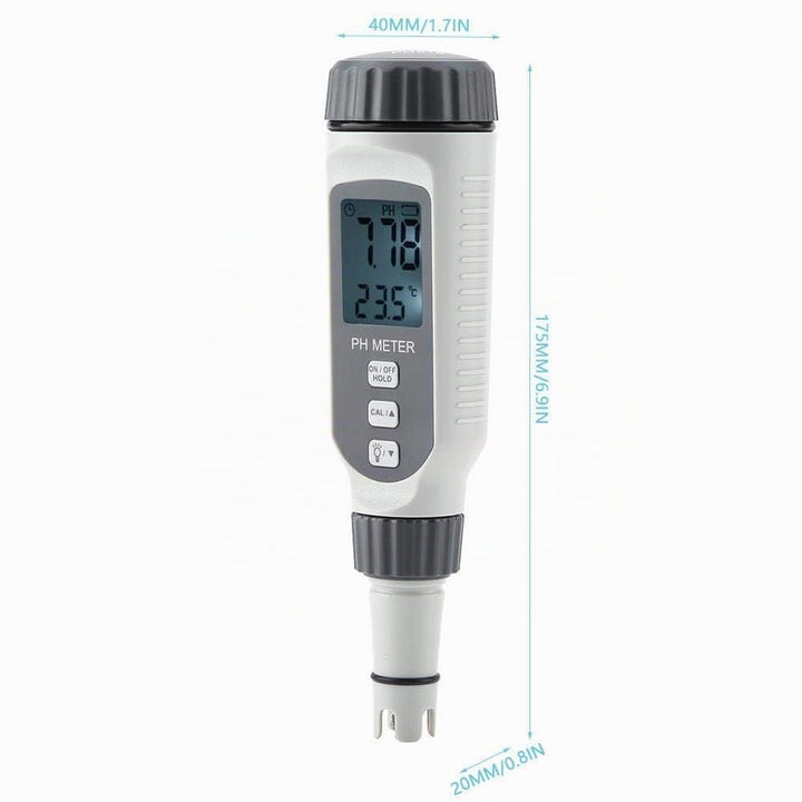 Wasserqualitätstester, digitales PH-Messgerät mit LCD-Display Hochgenauer PH-Bereich bei 0,00-14,00