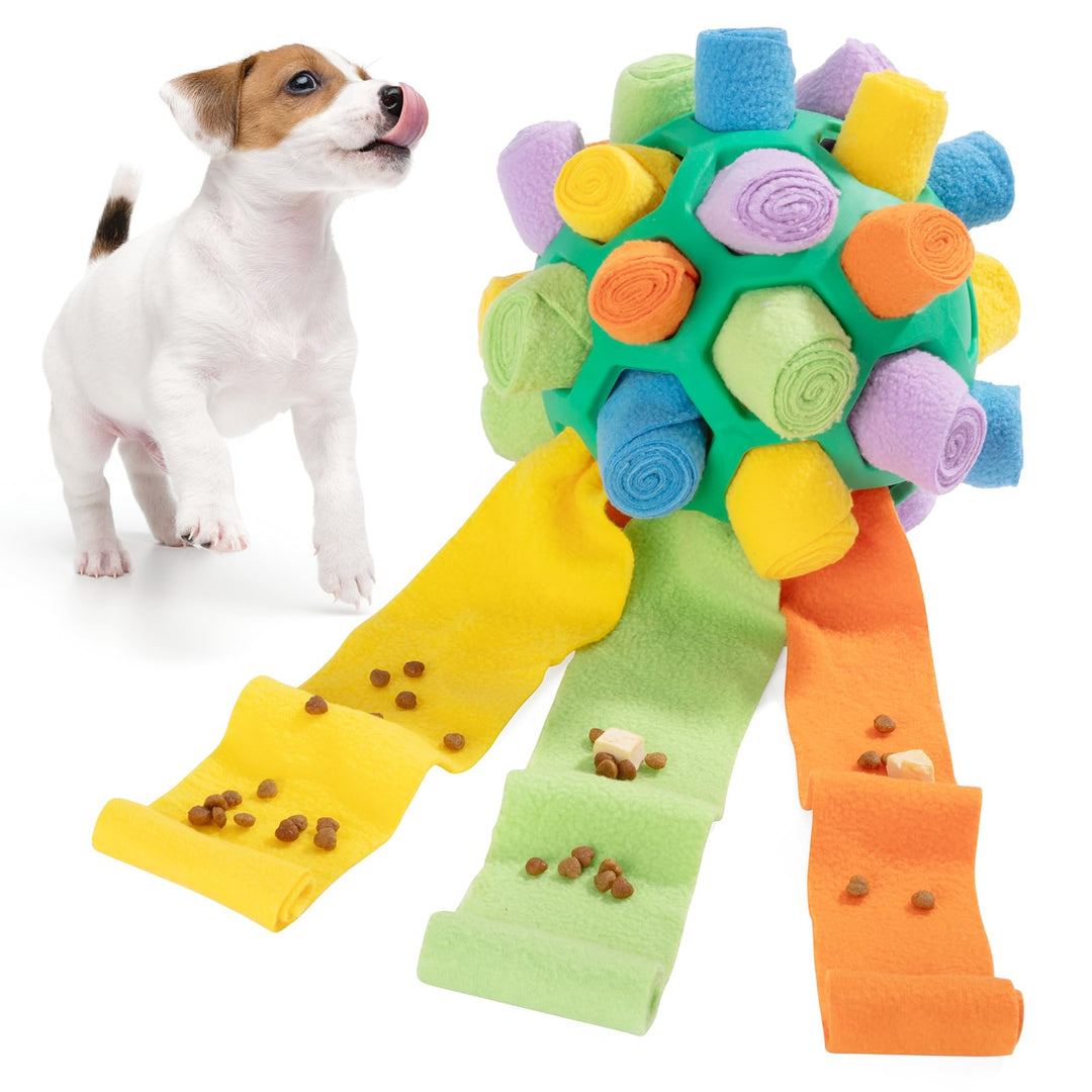 Schnüffelball für Hunde Interaktiver Schnüffelteppich Puzzle Spielzeug Tragbarer Slower Food Trainin
