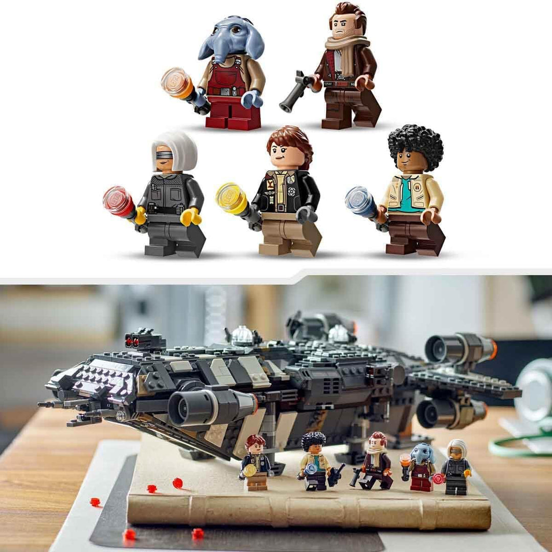 LEGO Star Wars: Skeleton Crew Die Onyx Cinder, Spielzeug-Sternenschiff zum Bauen und Sammeln für Jun