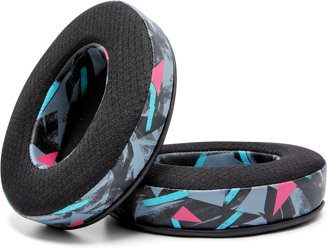 WC Freeze Hybrid Fabric Cooling Gel Ersatz-Ohrpolster – kompatibel mit HyperX Cloud, Steelseries Arc