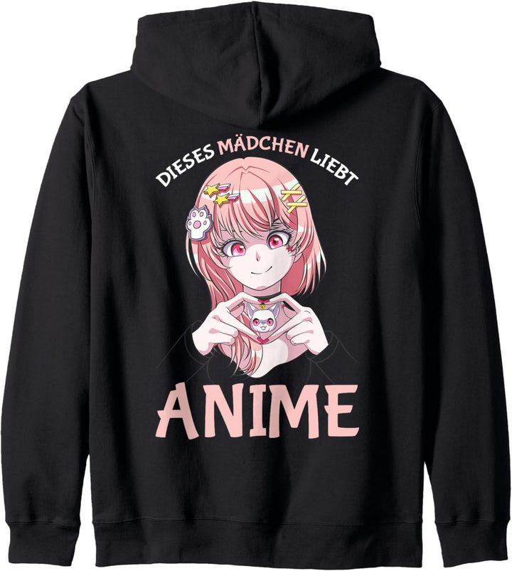 Anime Mädchen Kinder Manga Anime Merch Kapuzenjacke