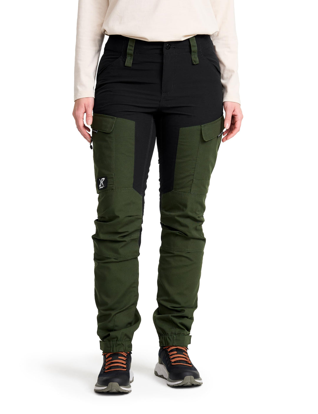RevolutionRace Damen RVRC GP Pants, Hose zum Wandern und für viele Outdoor-Aktivitäten S Forest Gree