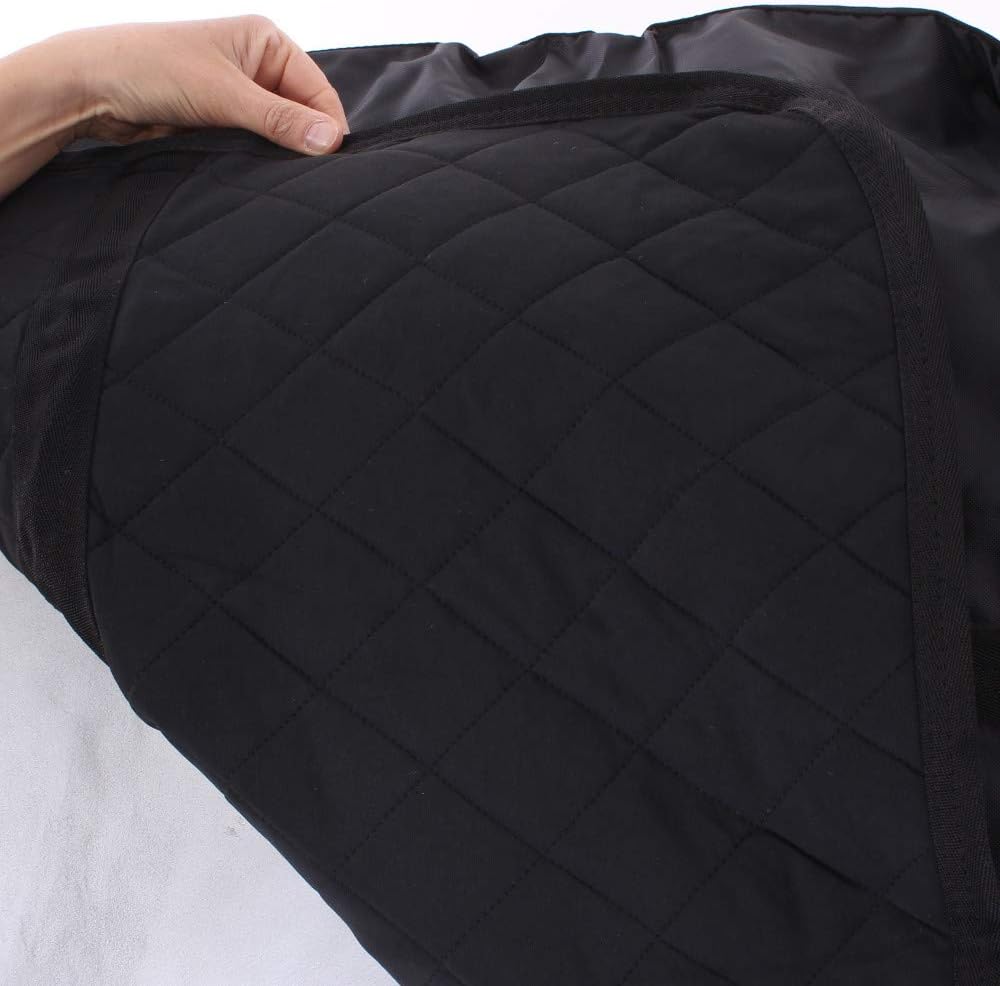 Schrittdecke Back on Track Schwarz 145 cm, Schwarz 145 cm