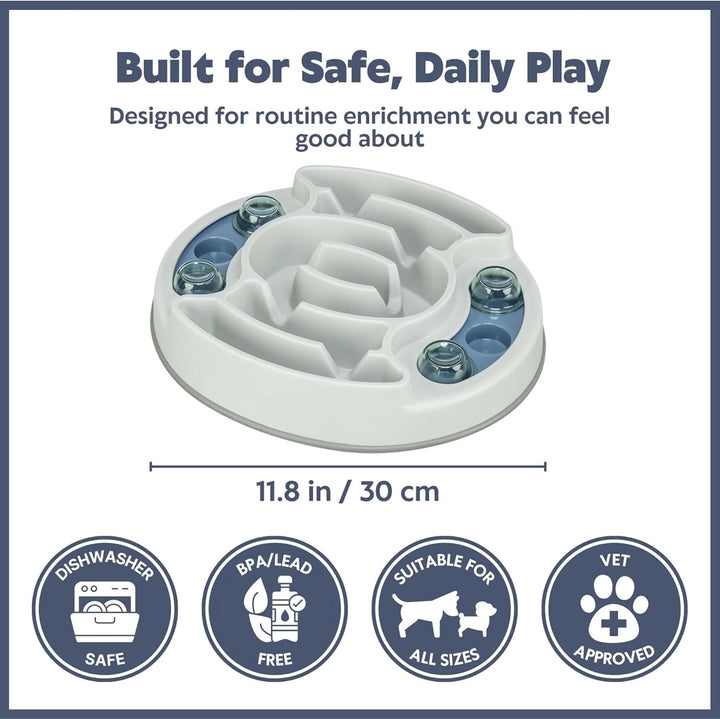 Trixie Strategiespiel, Schieben und Füttern, Puzzle Spielzeug für Anfängerhund, Aktivitäts-Level 1,